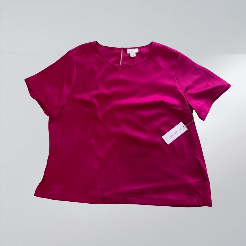 Liz Claiborne Fuchsia Blouse SIZE XXL